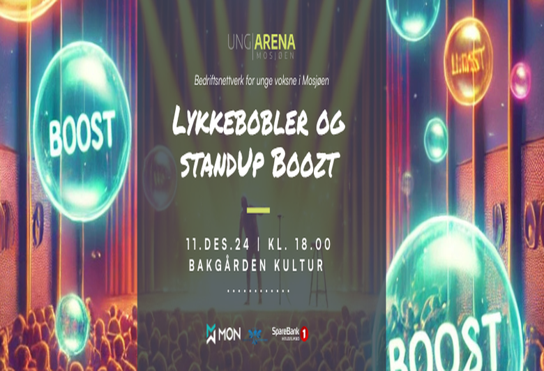 UNG ARENA: Lykkebobler og Stand Up Boozt 